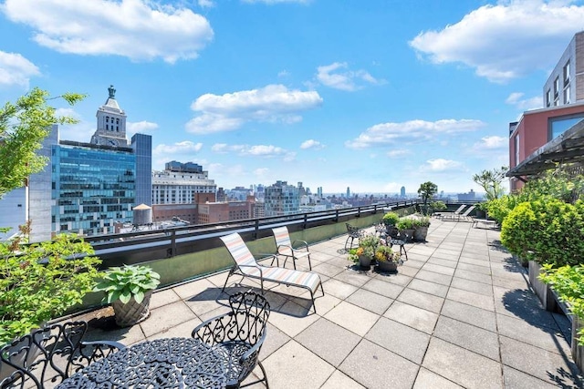 111 4th Ave Unit 7I, New York City, NY 10003 - view of patio with a city view