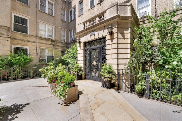 view of exterior entry