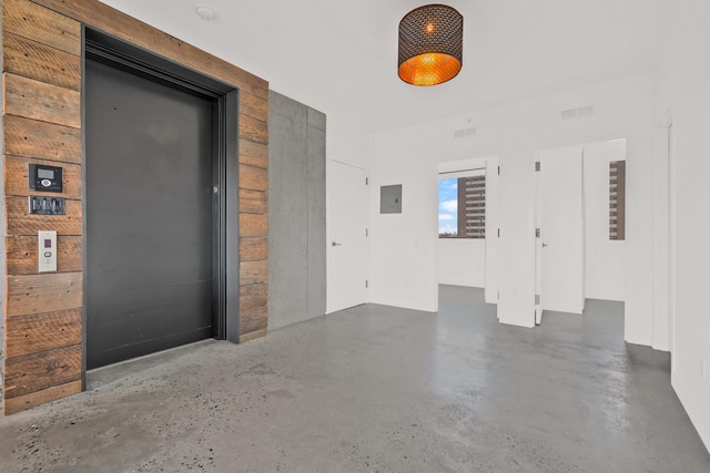 garage with elevator