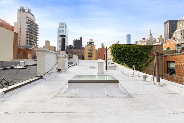 131 E 29th St, New York City, NY 10016 - view of patio / terrace with a view of skyline