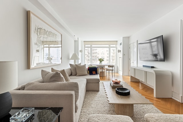 view of living room