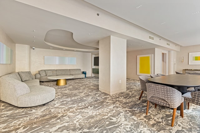 dining room featuring baseboards