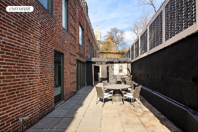 view of patio / terrace with outdoor dining area