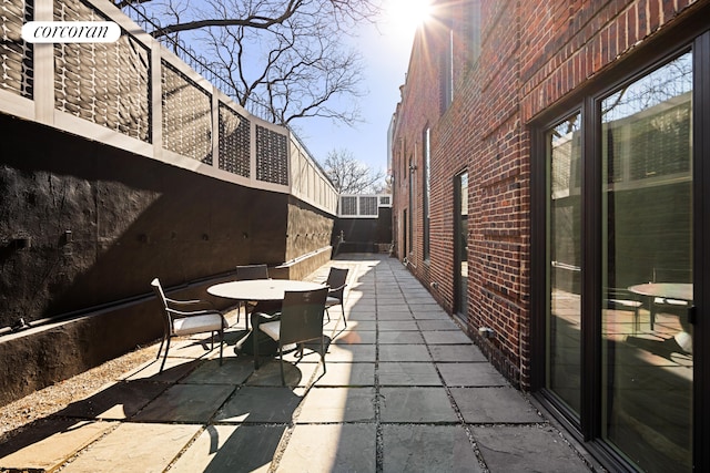 view of patio / terrace with outdoor dining area