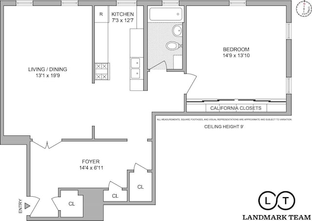 35-05 72nd St Unit 4E, New York City, NY 11372 - home floor plan