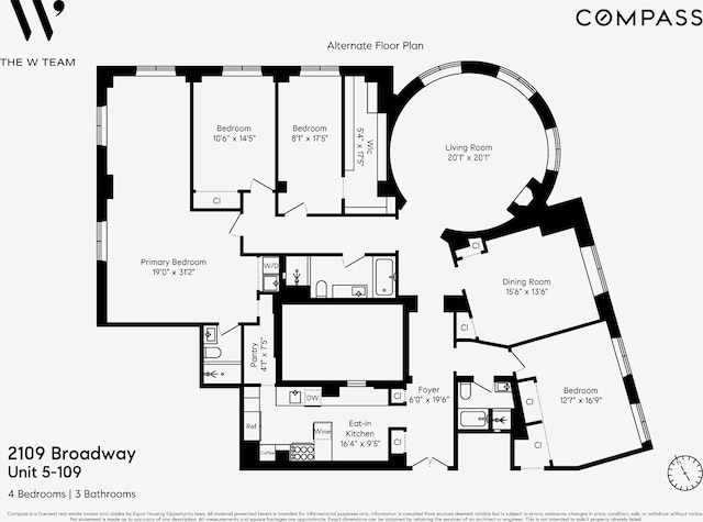 2109 Broadway Unit 5109, New York City, NY 10023 - home floor plan