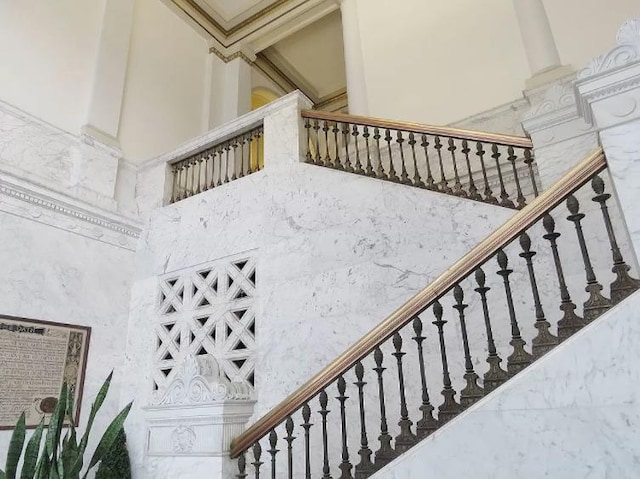 305 2nd Ave Unit 530, New York City, NY 10003 - stairway featuring a towering ceiling