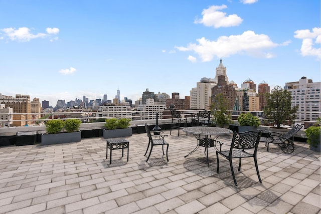 305 2nd Ave Unit 530, New York City, NY 10003 - view of patio / terrace featuring a view of skyline