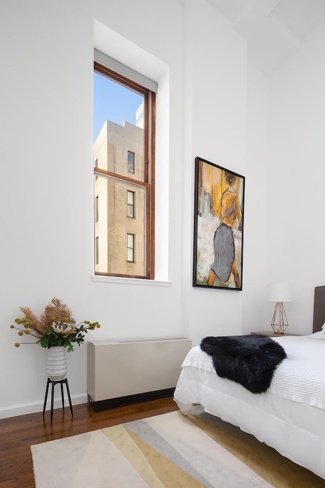 305 2nd Ave Unit 530, New York City, NY 10003 - bedroom featuring wood finished floors and baseboards
