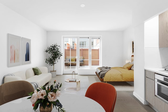 view of living area
