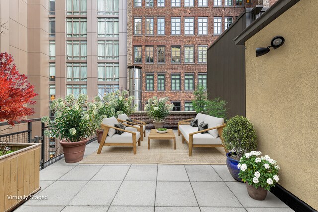 41 E 28th St Unit Ph7C, New York City, NY 10016 - view of patio with a balcony