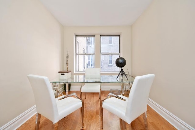 775 Riverside Dr Unit 3D, New York City, NY 10032 - office featuring baseboards and wood finished floors