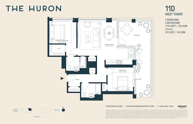 29 Huron St Unit 11Dw, New York City NY, 11222, 2 bedrooms, 2 baths condo for sale