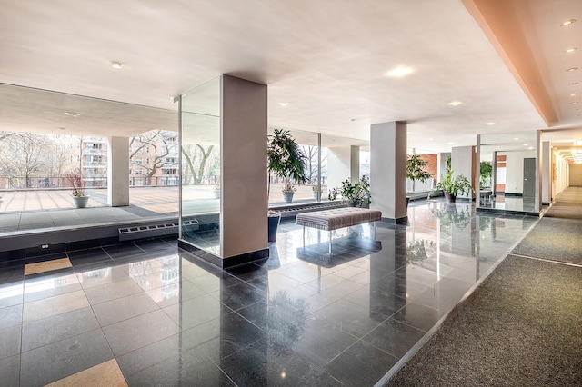 2727 Palisade Ave Unit 9-B, New York City, NY 10463 - lobby with a wall of windows