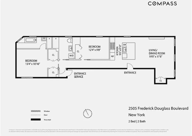2605 Frederick Douglass Blvd Unit 3B, New York City, NY 10030 - home floor plan