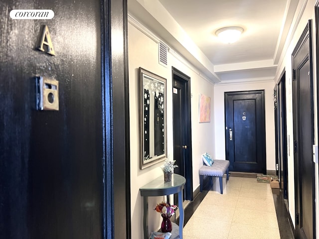50 W 106th St Unit 15A, New York City, NY 10025 - entryway with baseboards and tile patterned floors