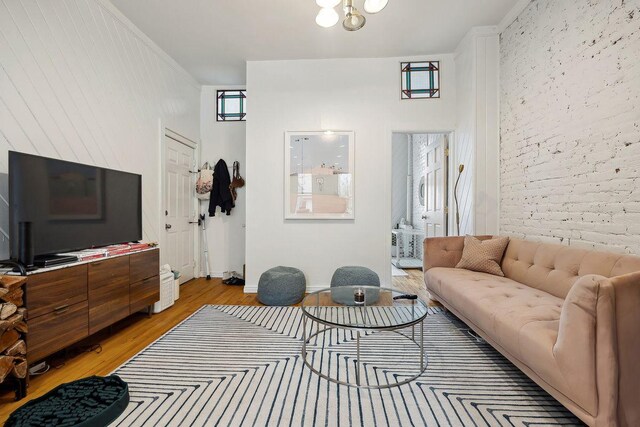 288 Mc Guinness Blvd Unit 1, 2, 3, New York City, NY 11222 - living room with light wood finished floors