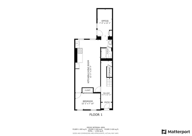 288 Mc Guinness Blvd Unit 1, 2, 3, New York City, NY 11222 - view of home floor plan
