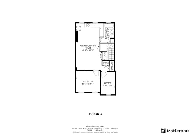 288 Mc Guinness Blvd Unit 1, 2, 3, New York City, NY 11222 - view of floor plan / room layout