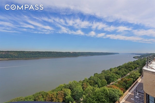 17 Chittenden Ave Unit 3C, New York City, NY 10033 - water view with a heavily wooded area