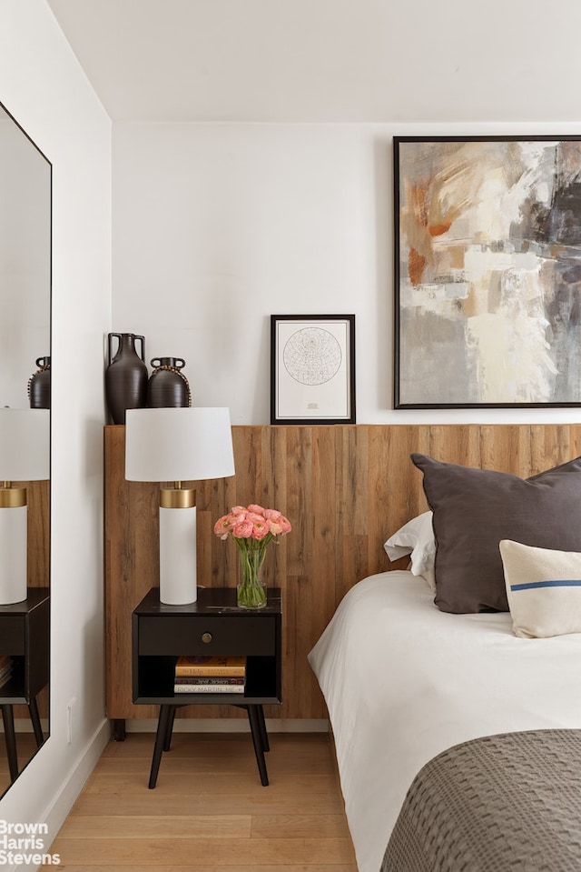 301 W 53rd St Unit 10I, New York City, NY 10019 - bedroom with wood finished floors