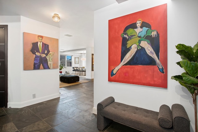 400 E 54th St Unit 19F, New York City, NY 10022 - hall with baseboards