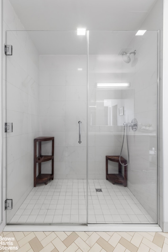 full bath featuring a stall shower