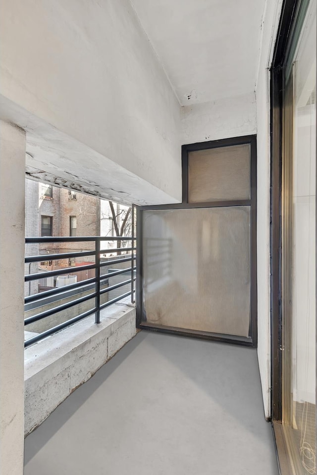 view of patio / terrace featuring a balcony