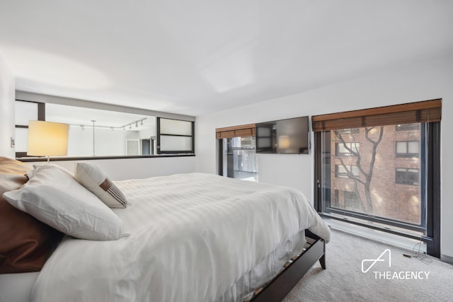 bedroom featuring carpet floors