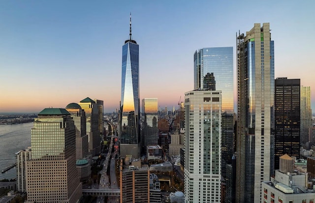 50 W St Unit Ph58B, New York City, NY 10006 - view of city featuring a water view