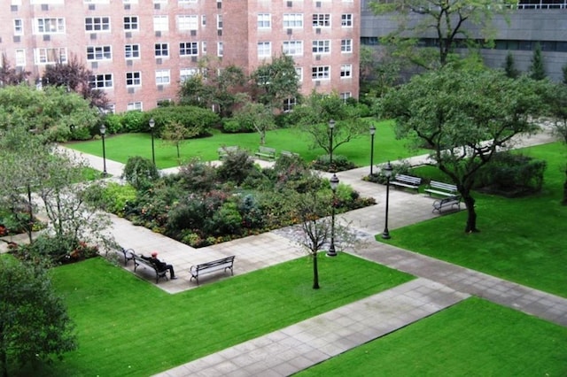 345 W 58th St Unit 6Ss, New York City, NY 10019 - view of home's community featuring a lawn