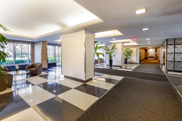 345 W 58th St Unit 6Ss, New York City, NY 10019 - community lobby featuring recessed lighting
