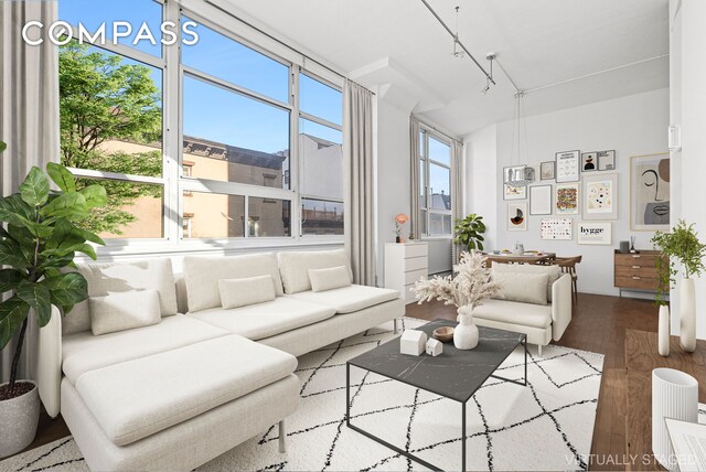 505 Court St Unit 3D, New York City, NY 11231 - living room featuring wood finished floors