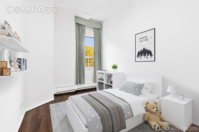 505 Court St Unit 3D, New York City, NY 11231 - bedroom with wood finished floors and baseboards