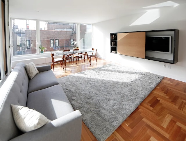 view of living area