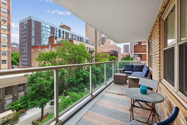 305 E 24th St Unit 5F, New York City, NY 10010 - balcony featuring a city view
