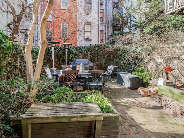 view of patio / terrace with outdoor dining space