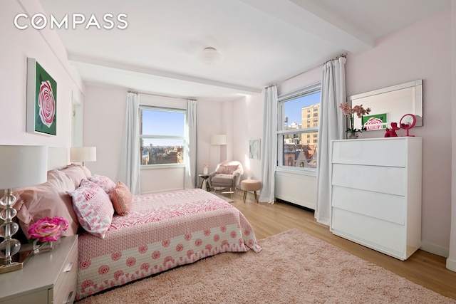 336 W End Ave Unit 7Cd, New York City, NY 10023 - bedroom with light wood-style floors