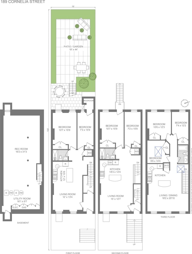 189 Cornelia St, New York City, NY 11221 - room layout