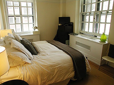 bedroom featuring wood finished floors