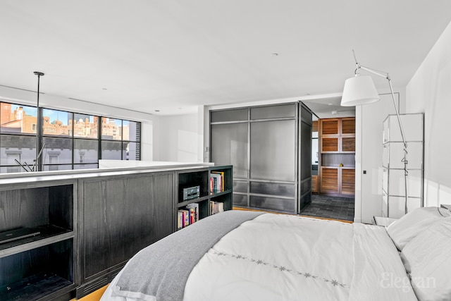 bedroom featuring a closet