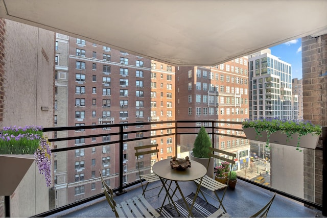 111 E 85th St Unit 10A, New York City, NY 10028 - balcony with a city view