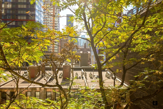 view of property exterior featuring a view of city