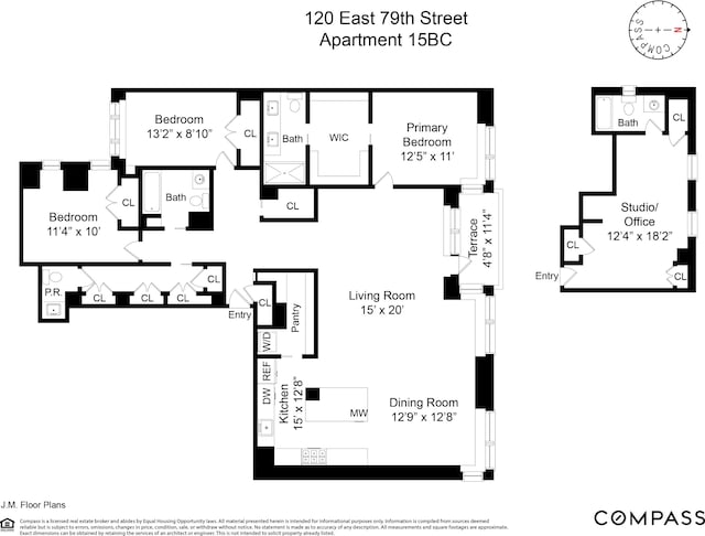 120 E 79th St Unit 15Bc, New York City, NY 10075 - view of property floor plan