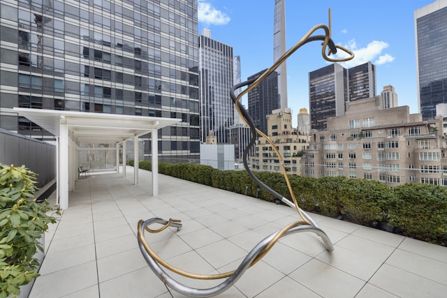 15 W 53rd St Unit 37Af, New York City, NY 10019 - view of patio with a skyline view