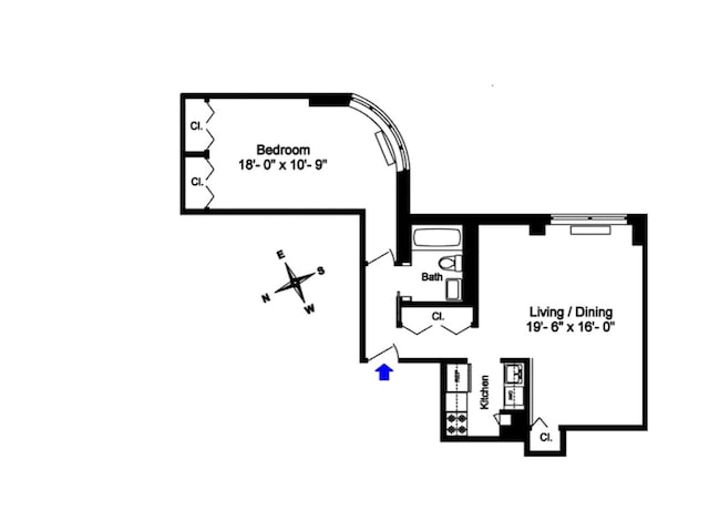 275 Greenwich St Unit 6G, New York City, NY 10007 - home floor plan