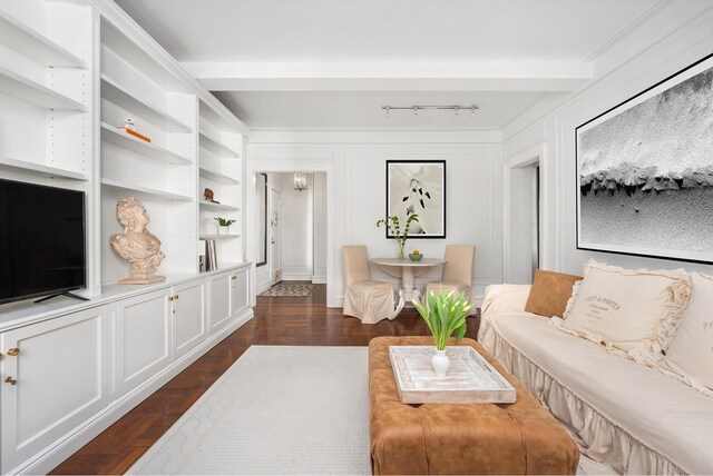 119 E 84th St Unit 4C, New York City, NY 10028 - living area with rail lighting