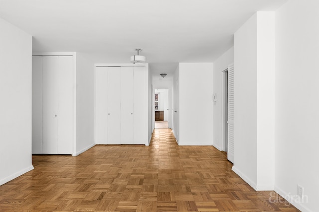 interior space with baseboards