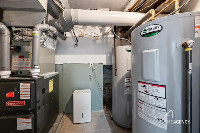 146 W 136th St, New York City, NY 10030 - utility room featuring water heater