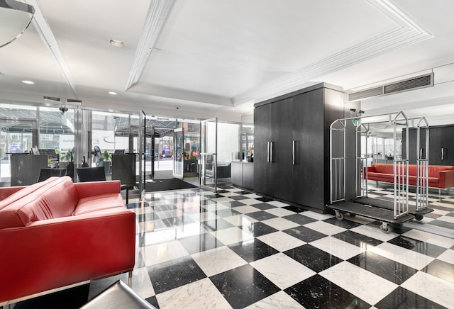 view of community lobby